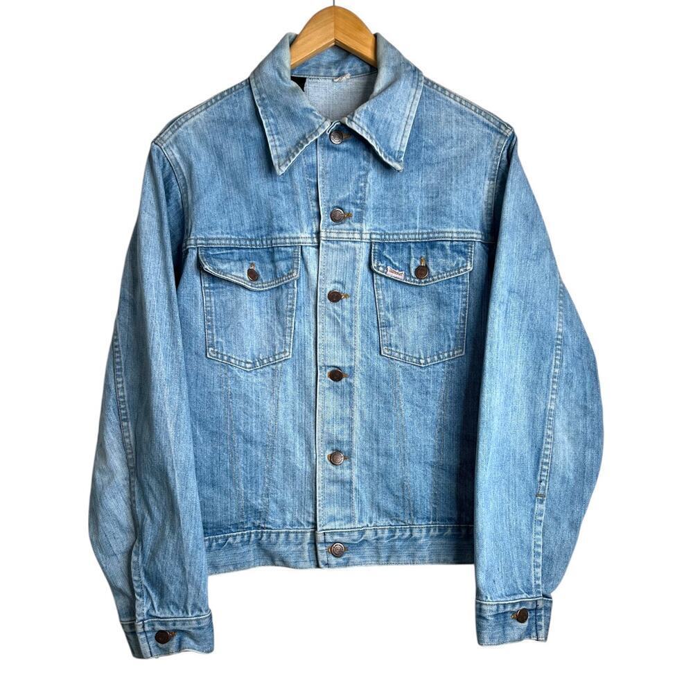 Y2K Trucker Jacket Western Wear Vintage 1970's SEARS & Roebuck Men's Size 42R